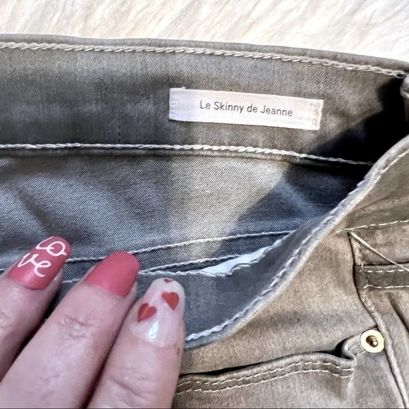 FRAME Denim Los Angeles Le Skinny de Jeanne Gray Jeans Size 26 - Picture 3 of 4